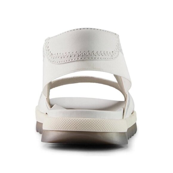 Cougar Womens White Silver Lucia SlingBack Cushioned Platform Sandals Sz 8 New - Picture 7 of 10